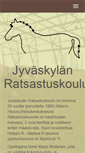 Mobile Screenshot of jyvaskylanratsastuskoulu.com